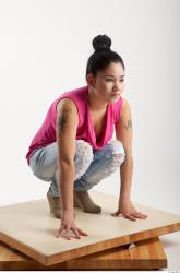 Whole Body Asian Casual Studio photo references